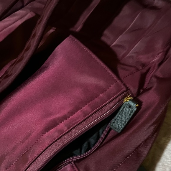 Michael Kors Deep Burgundy Nylon Backpack with Gold Hardware - Picture 4 of 9